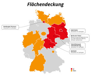 Karte Flächendeckung